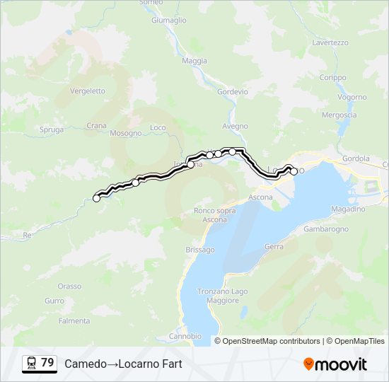 79 Train Line Map
