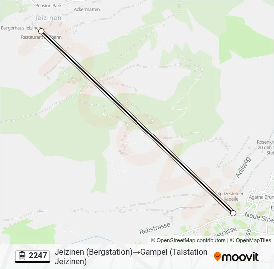Seilbahnlinie 2247 Karte