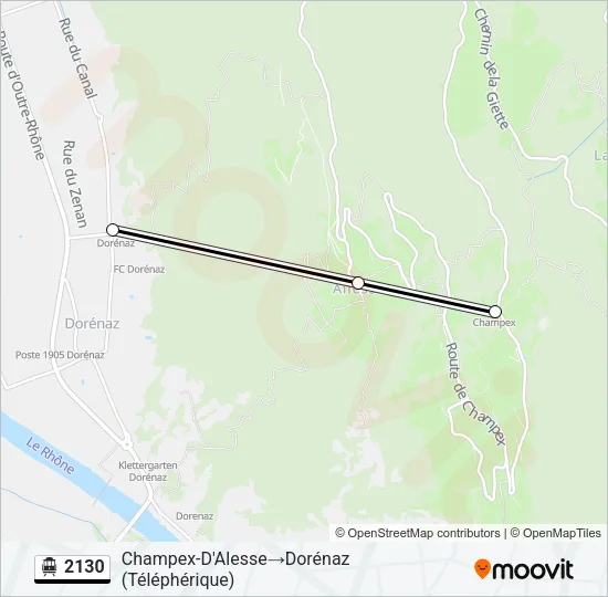 2130 Cable Car Line Map