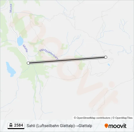 2584 Cable Car Line Map