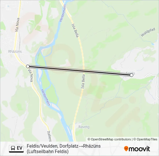 EV Bus Line Map