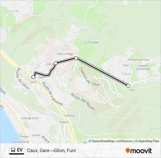 EV Bus Line Map