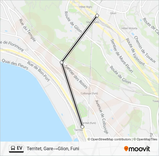 EV Bus Line Map
