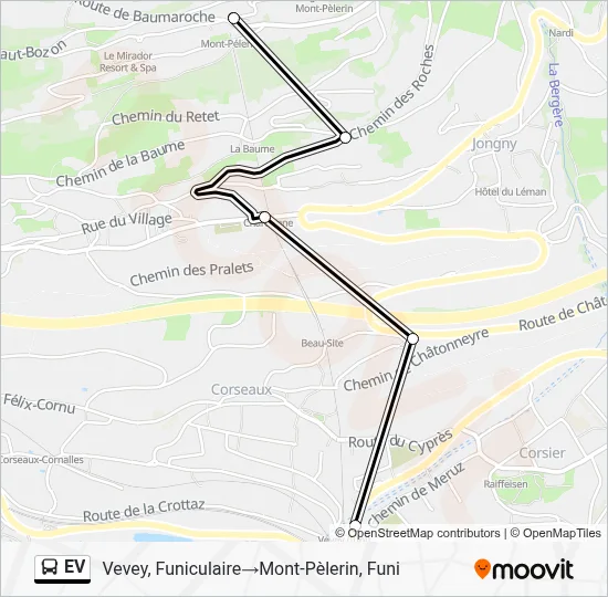 EV Bus Line Map