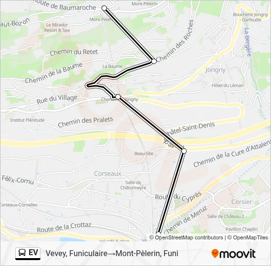 EV Bus Line Map