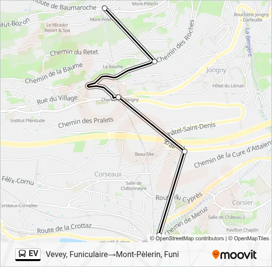 EV Bus Line Map