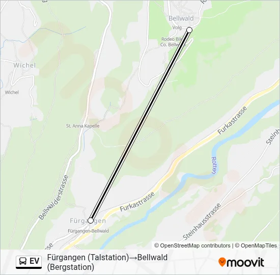 Buslinie EV Karte