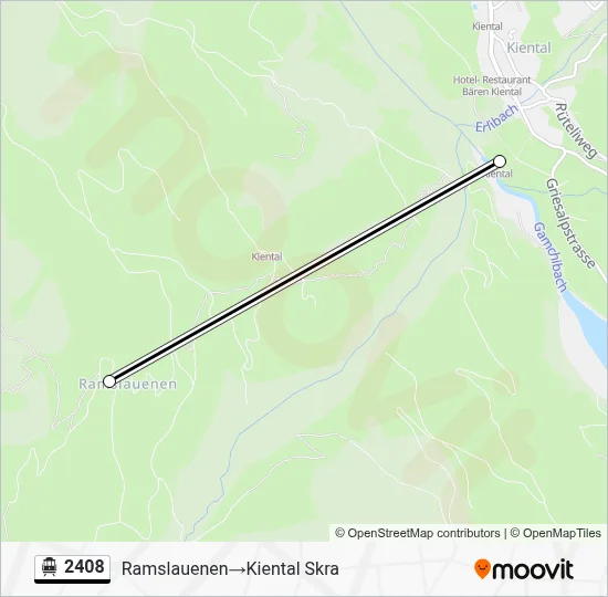 Seilbahnlinie 2408 Karte