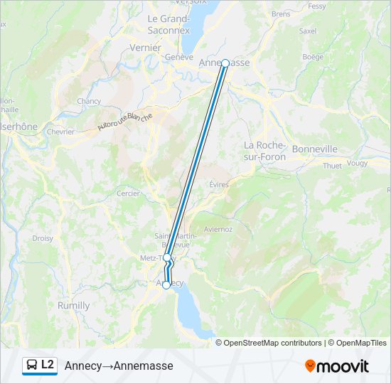 L2 Bus Line Map