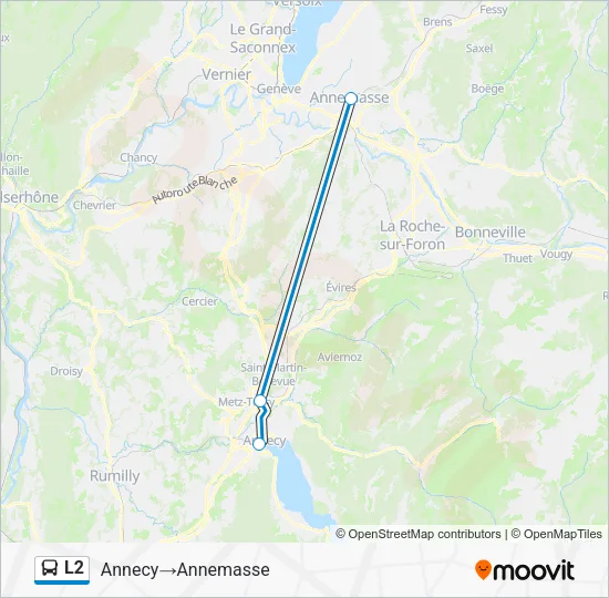 L2 Bus Line Map