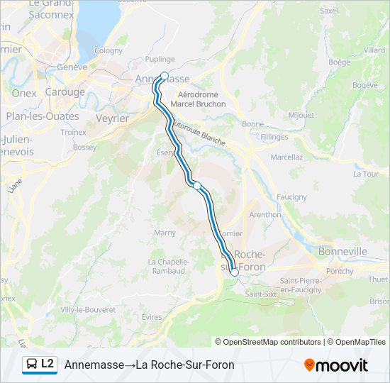 L2 Bus Line Map