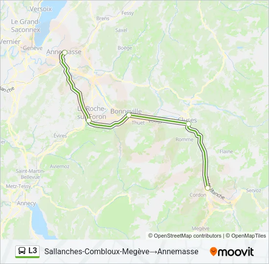 L3 Bus Line Map