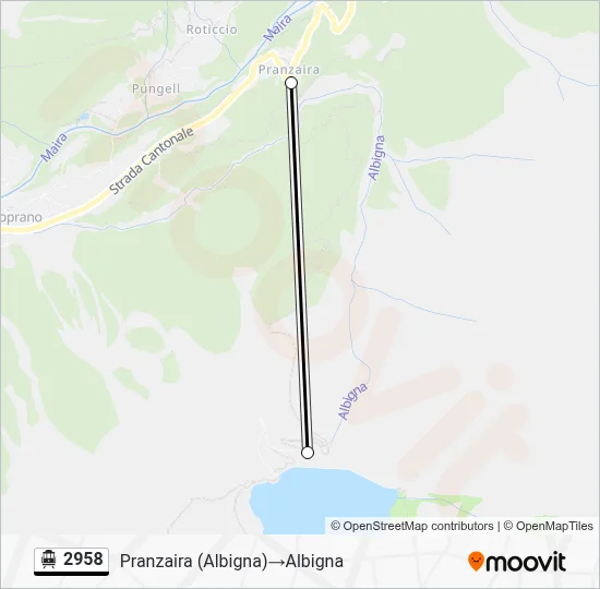 2958 Cable Car Line Map