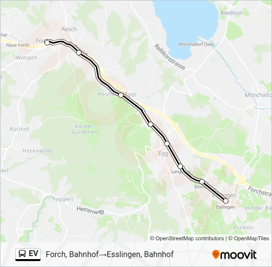 EV Bus Line Map