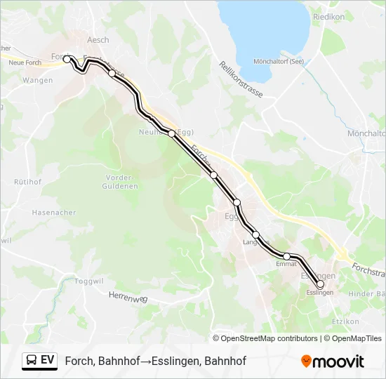 EV Bus Line Map