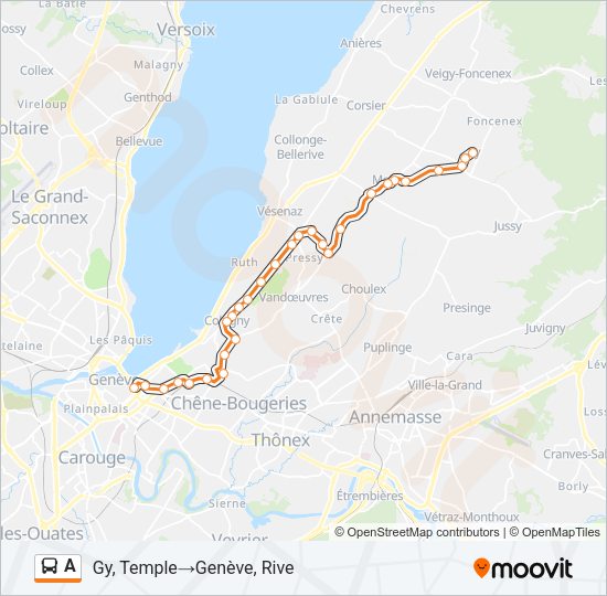A Bus Line Map