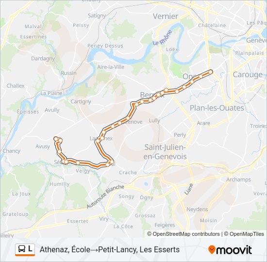 L Bus Line Map