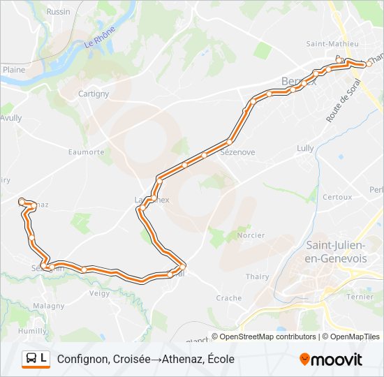 L Bus Line Map