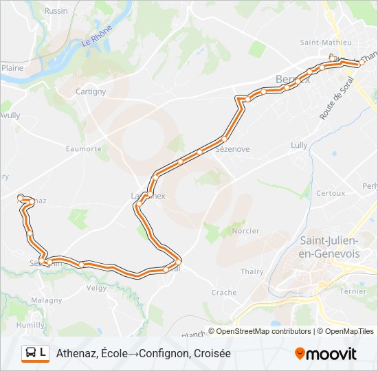 L Bus Line Map