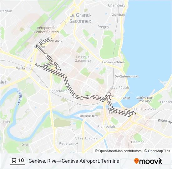 10 Bus Line Map