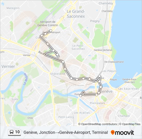 10 Bus Line Map