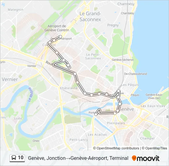 10 Bus Line Map