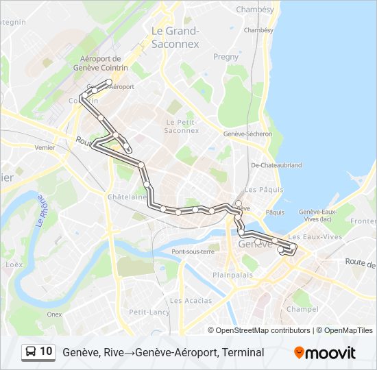 10 Bus Line Map