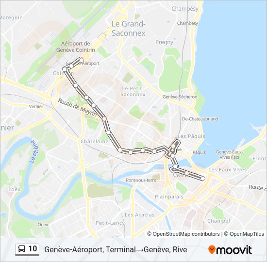 10 Bus Line Map