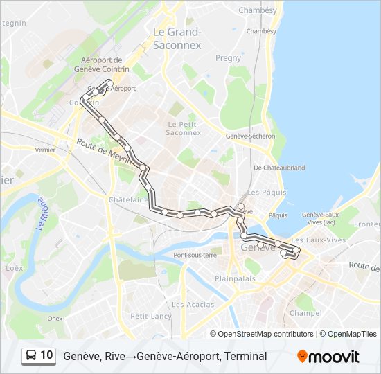 10 Bus Line Map