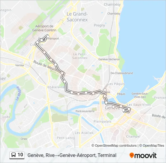 10 Bus Line Map