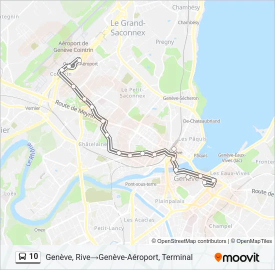 10 Bus Line Map