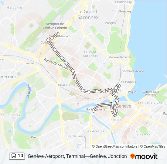 10 Bus Line Map