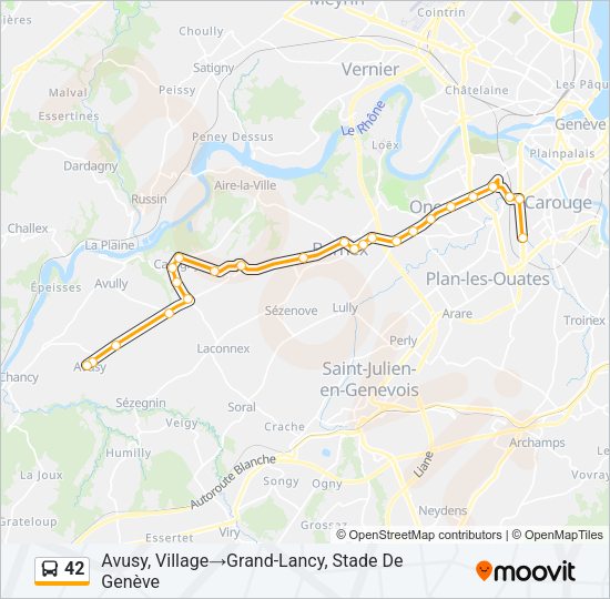 42 Bus Line Map