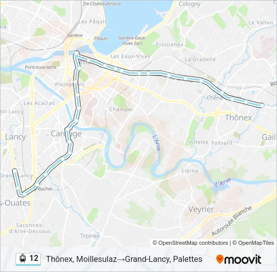 12 Light Rail Line Map