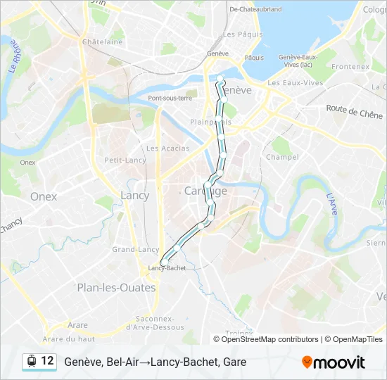12 Light Rail Line Map
