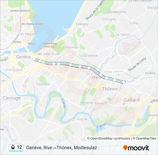 12 Light Rail Line Map
