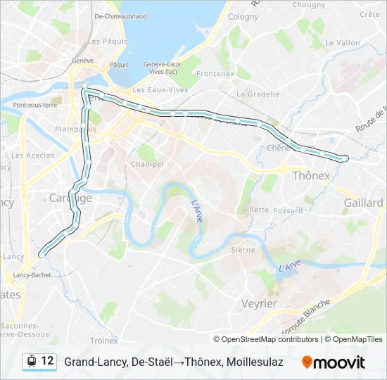 12 Light Rail Line Map