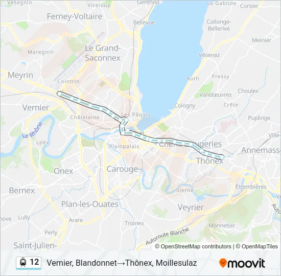 12 Light Rail Line Map