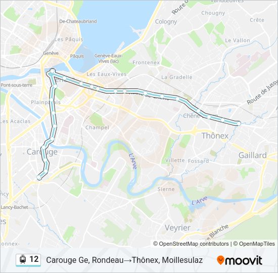 12 Light Rail Line Map