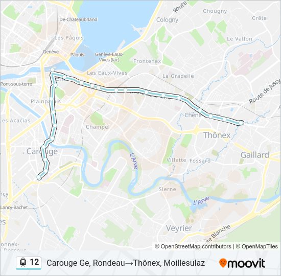 12 Light Rail Line Map
