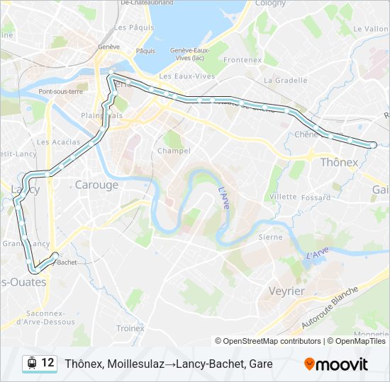 12 Light Rail Line Map