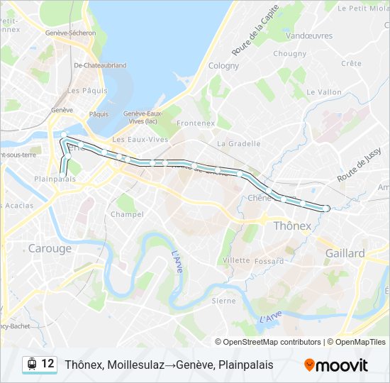 12 Light Rail Line Map