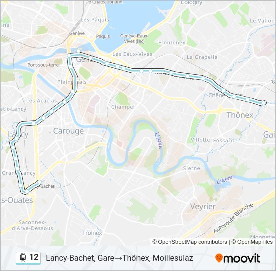 12 Light Rail Line Map