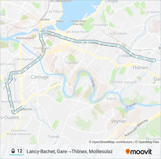 12 Light Rail Line Map