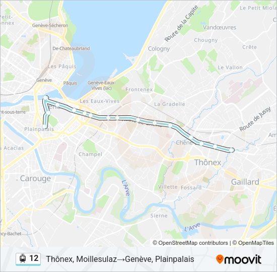 12 Light Rail Line Map