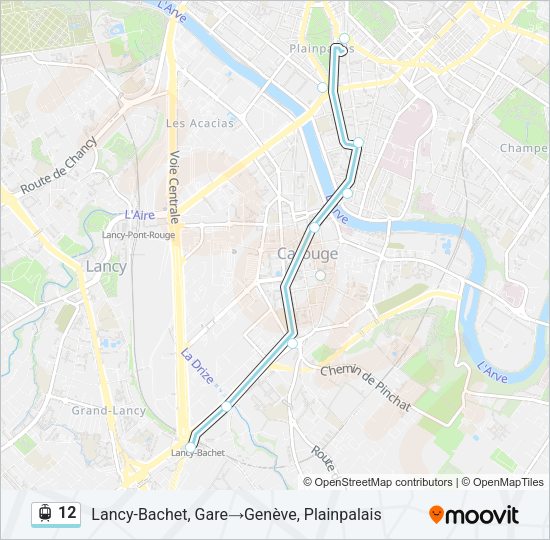 12 Light Rail Line Map