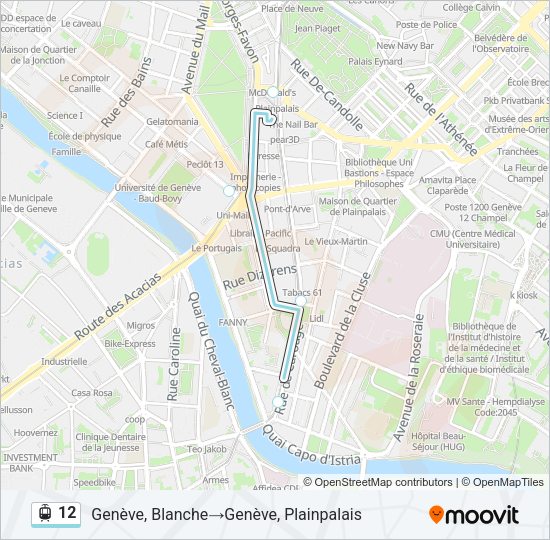 12 Light Rail Line Map