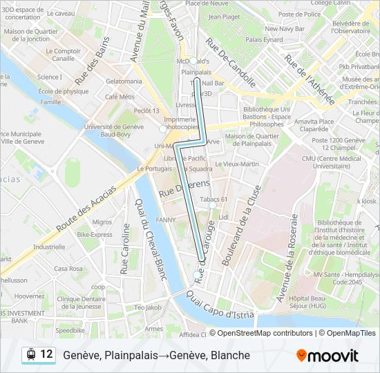 12 Light Rail Line Map