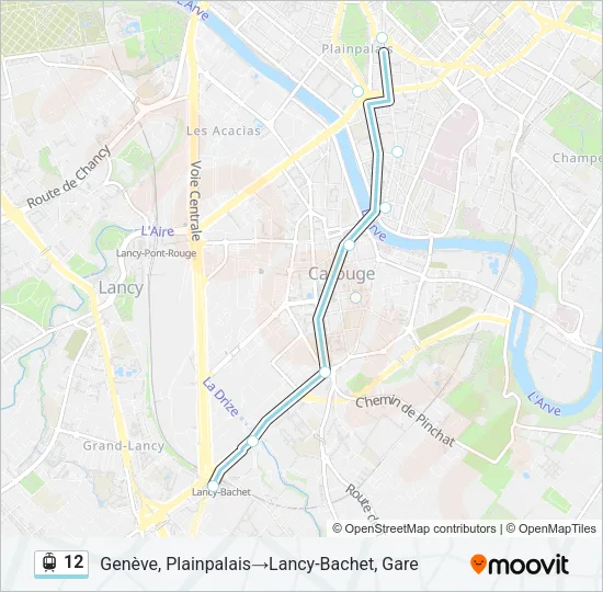 12 Light Rail Line Map