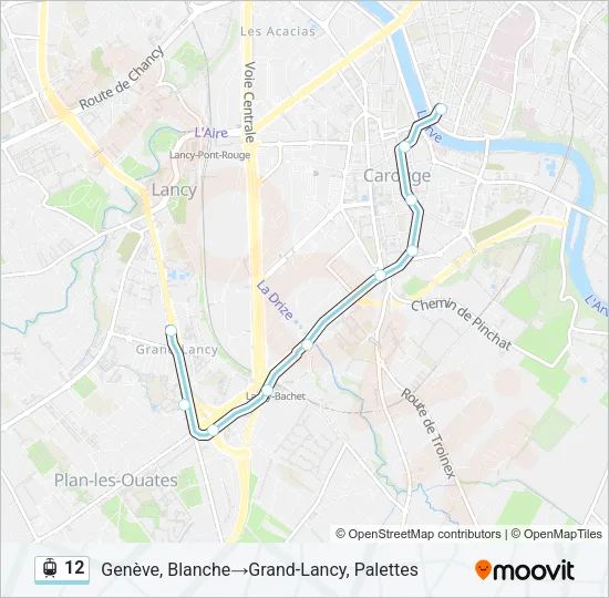 12 Light Rail Line Map